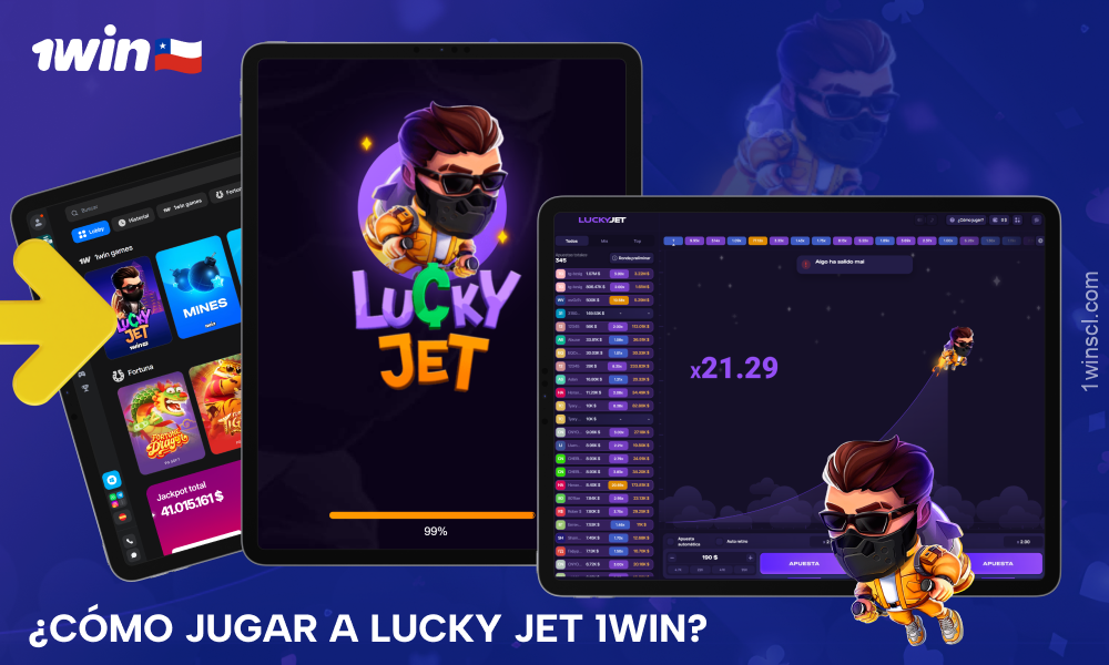 Los jugadores de Chile que deseen jugar a Lucky Jet en 1win deben establecer su apuesta en CLP y retirar sus ganancias a tiempo